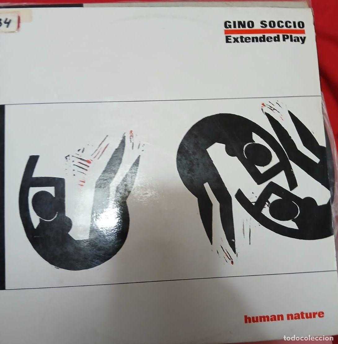 Discos de vinilo: Gino Soccio - Human Nature - MAXI 1985 - Foto 1