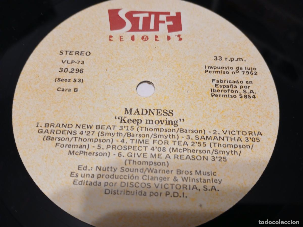 Discos de vinilo: Madness &ndash; Keep Moving- (1984) LP disco vinilo - Foto 3