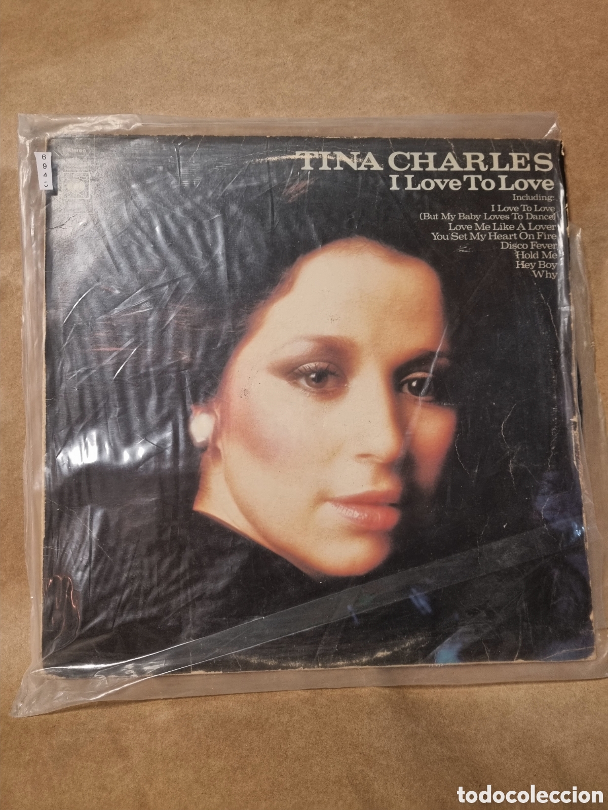 Vinyl records: VIN6945 tina charles i love to love VINILO SEGUNDAMANO