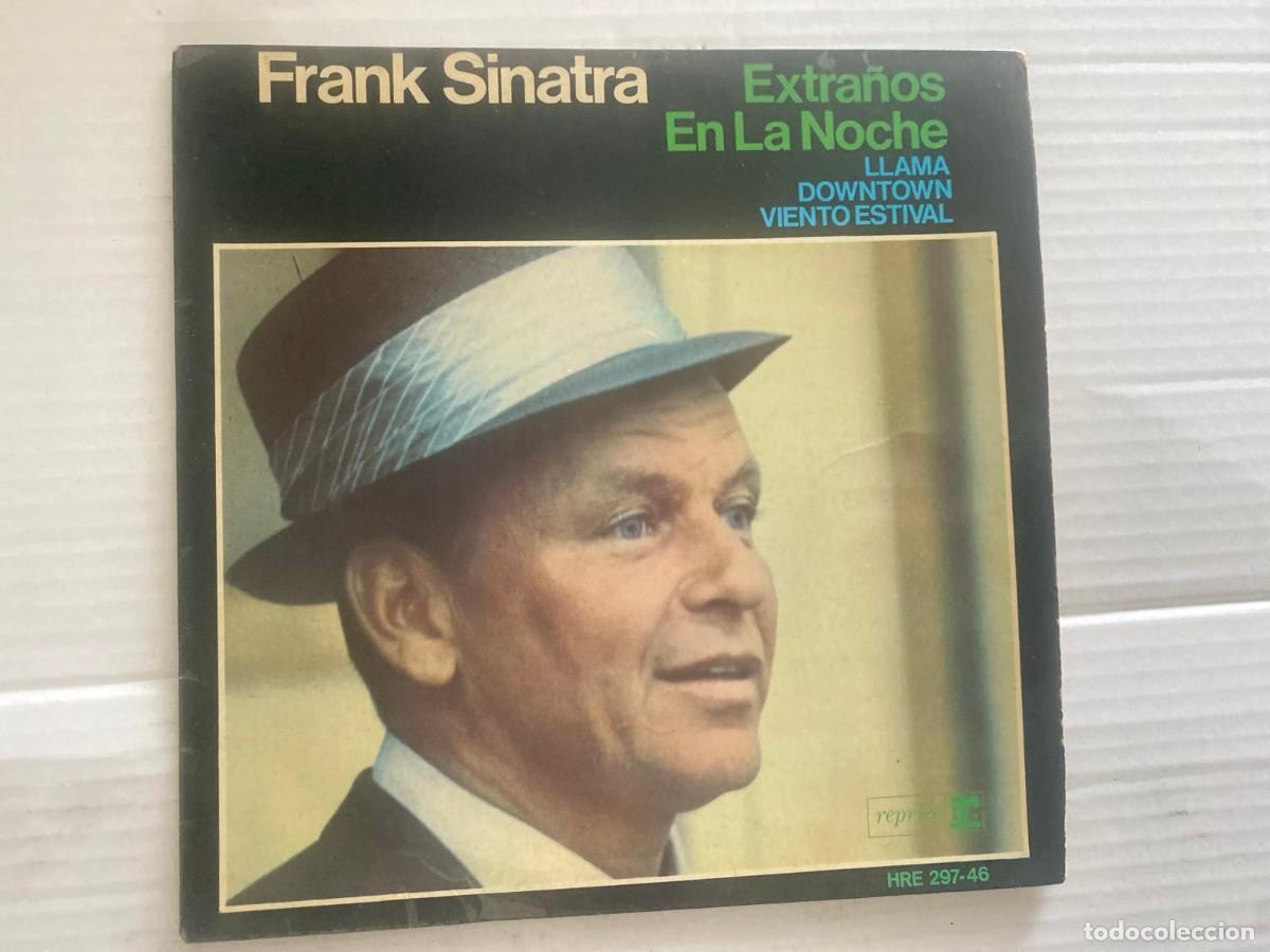Discos de vinilo: SINGLE FRANK SINATRA - EXTRA&Ntilde;OS EN LA NOCHE - Foto 1