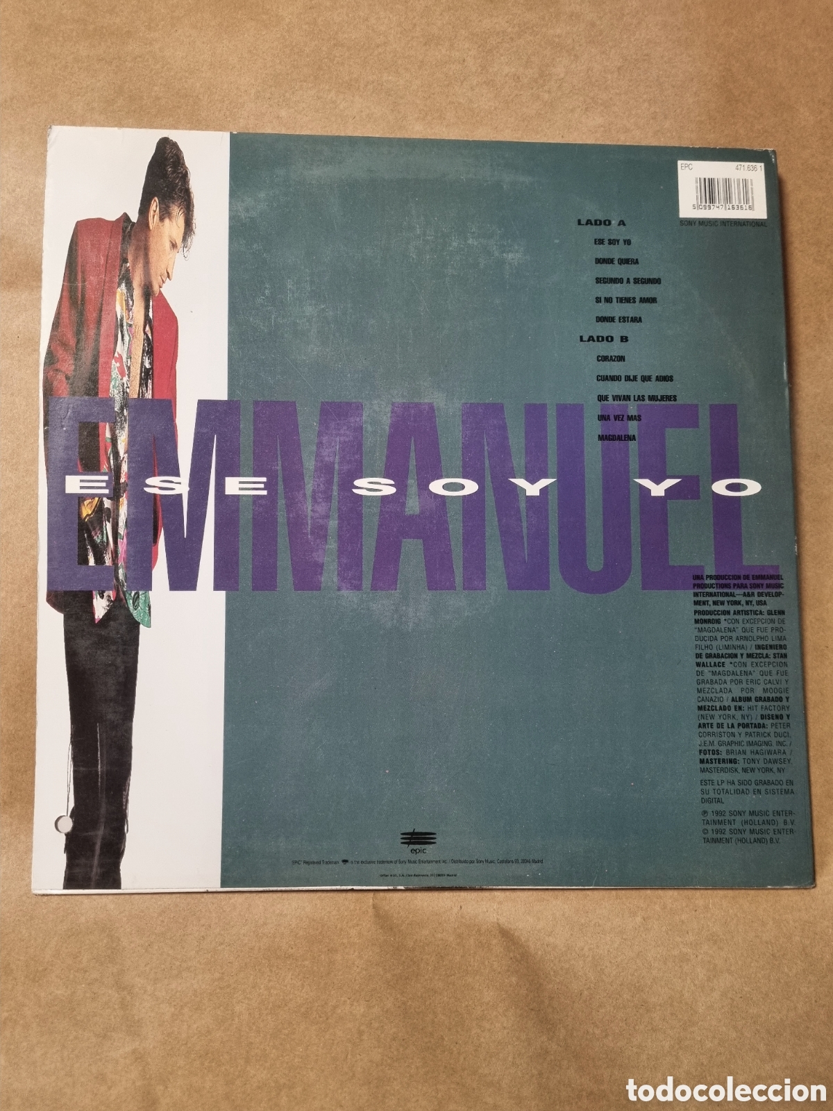 Discos de vinilo: VIN6984 emmanuel VINILO SEGUNDAMANO - Foto 2