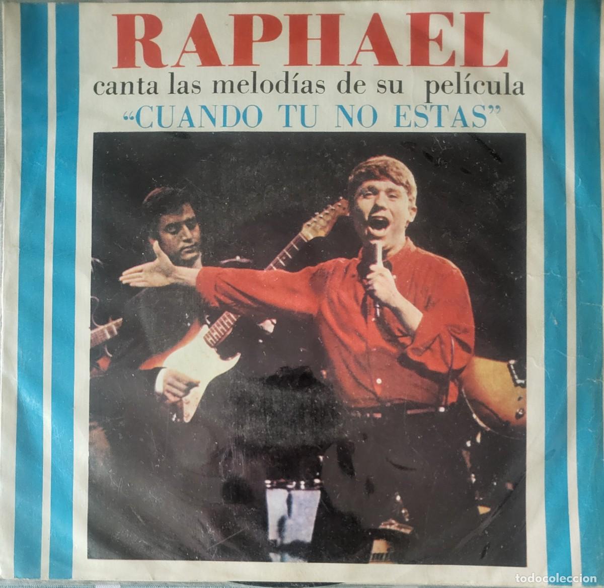 Discos de vinilo: Raphael single sello Gamma editado en M&eacute;xico. - Foto 1