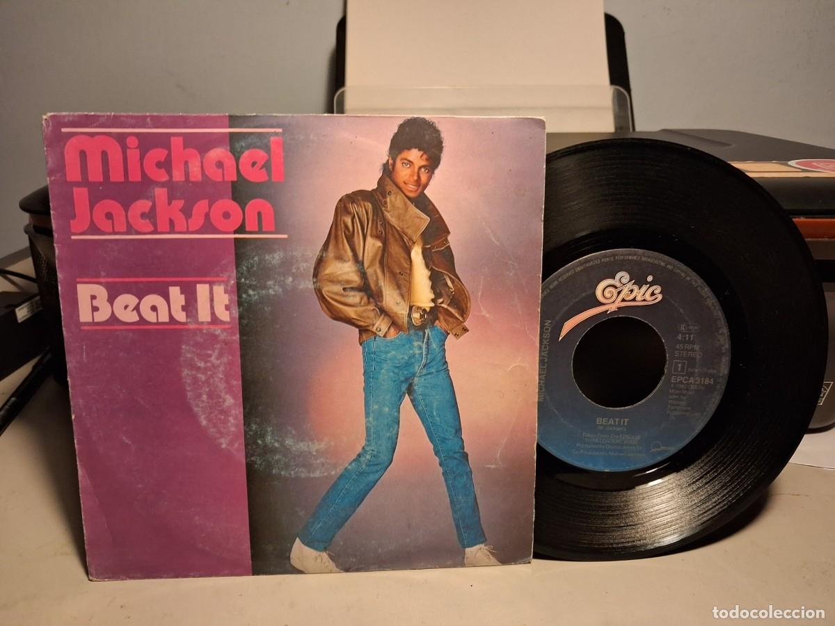 Discos de vinilo: SG MICHAEL JACKSON : BEAT IT ( EDICION HOLANDESA ) - Foto 1