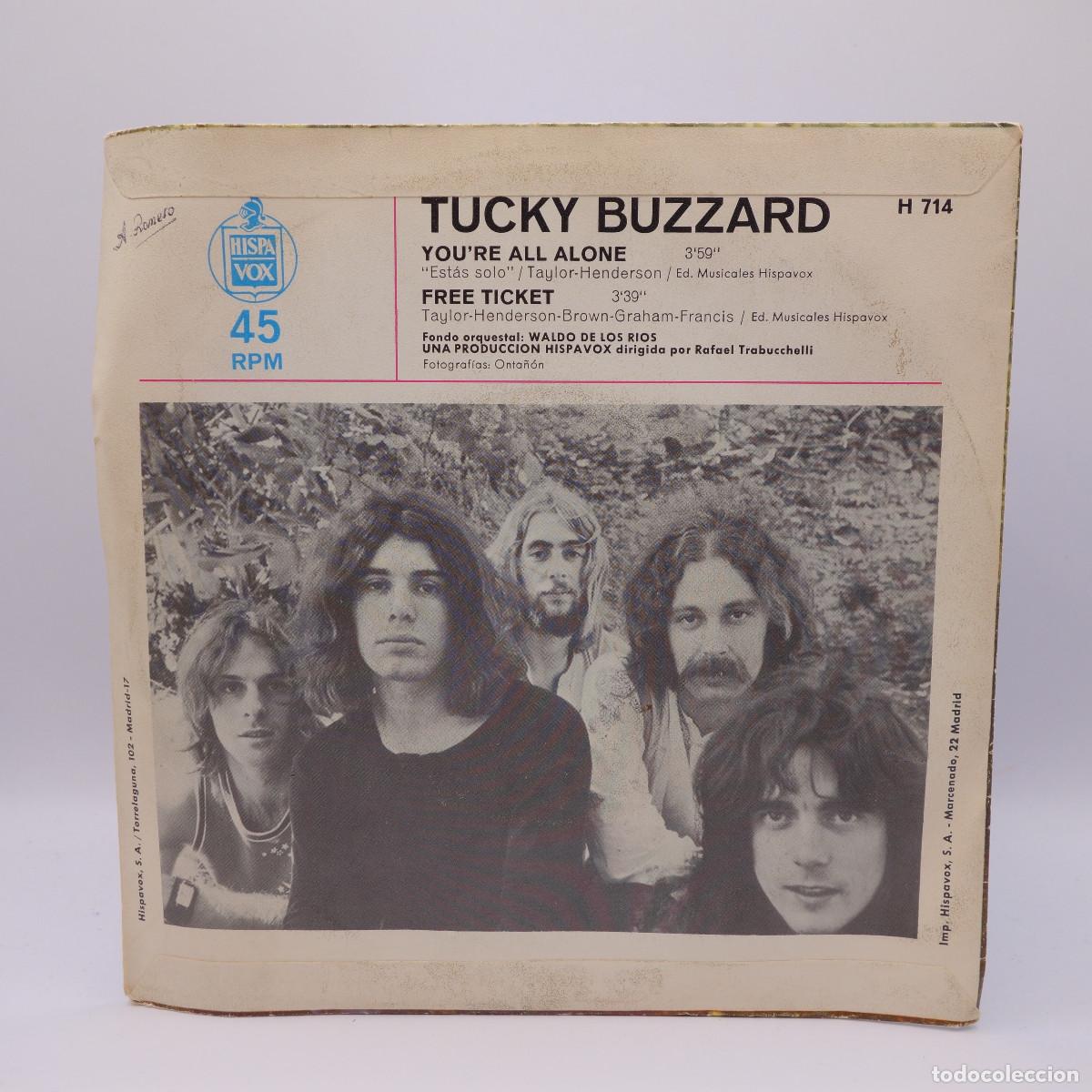Discos de vinilo: TUCKY BUZZARD - YOURE ALL ALONE - Foto 2