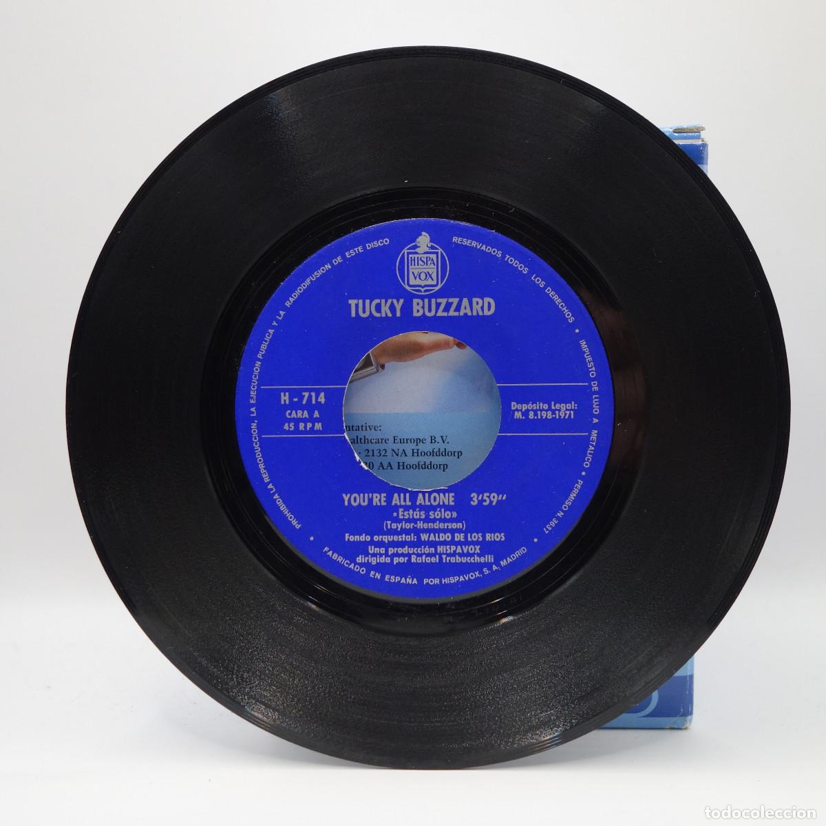 Discos de vinilo: TUCKY BUZZARD - YOURE ALL ALONE - Foto 6