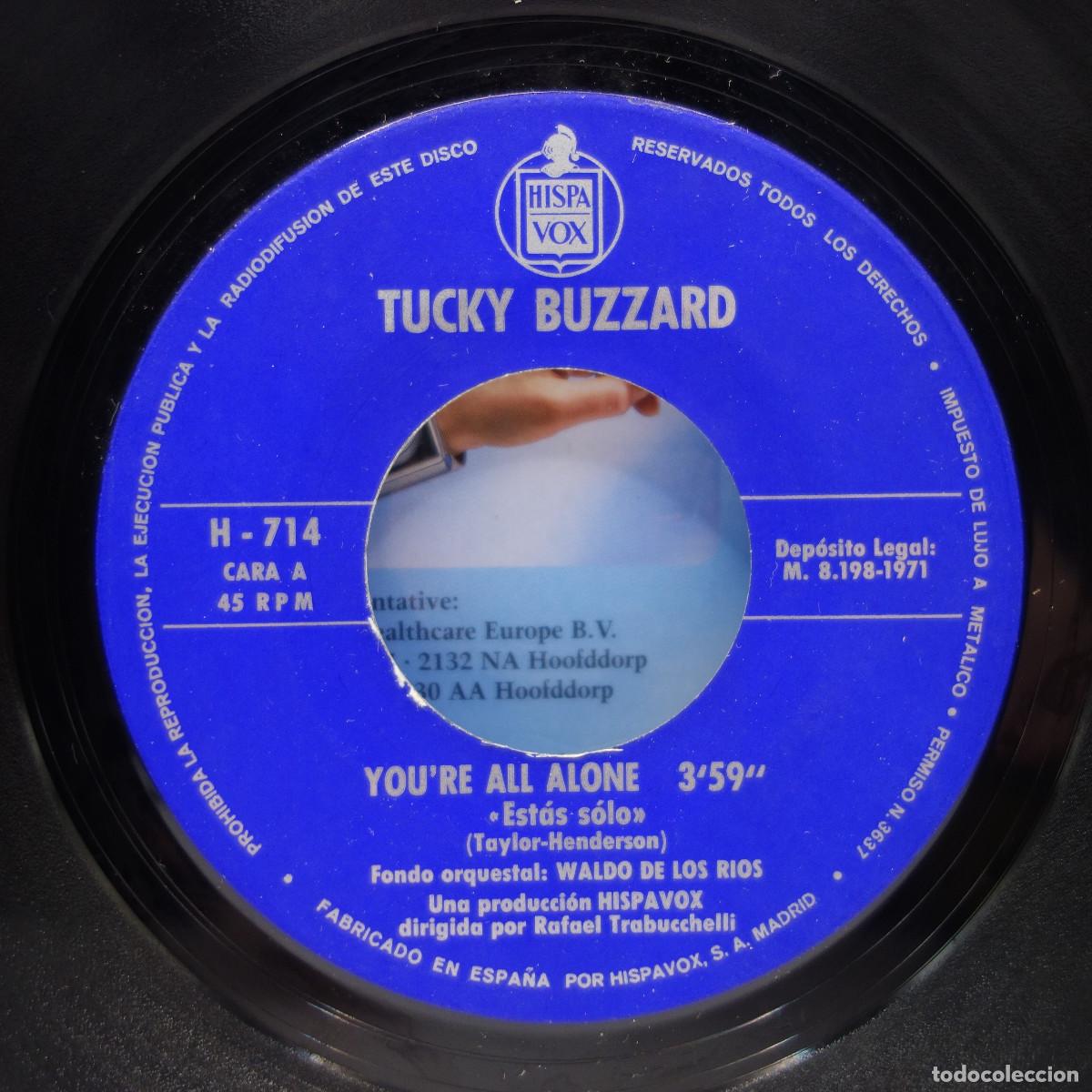 Discos de vinilo: TUCKY BUZZARD - YOURE ALL ALONE - Foto 7