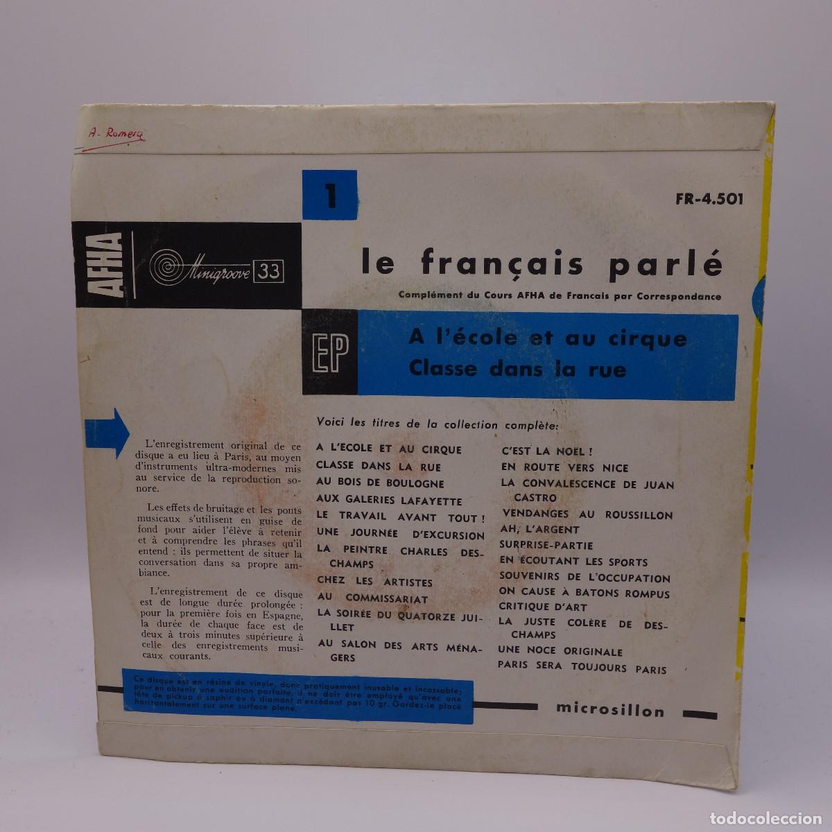 Discos de vinilo: LE FRANCAISE PARLE EN DISQUES N&ordm; 2 - Foto 2