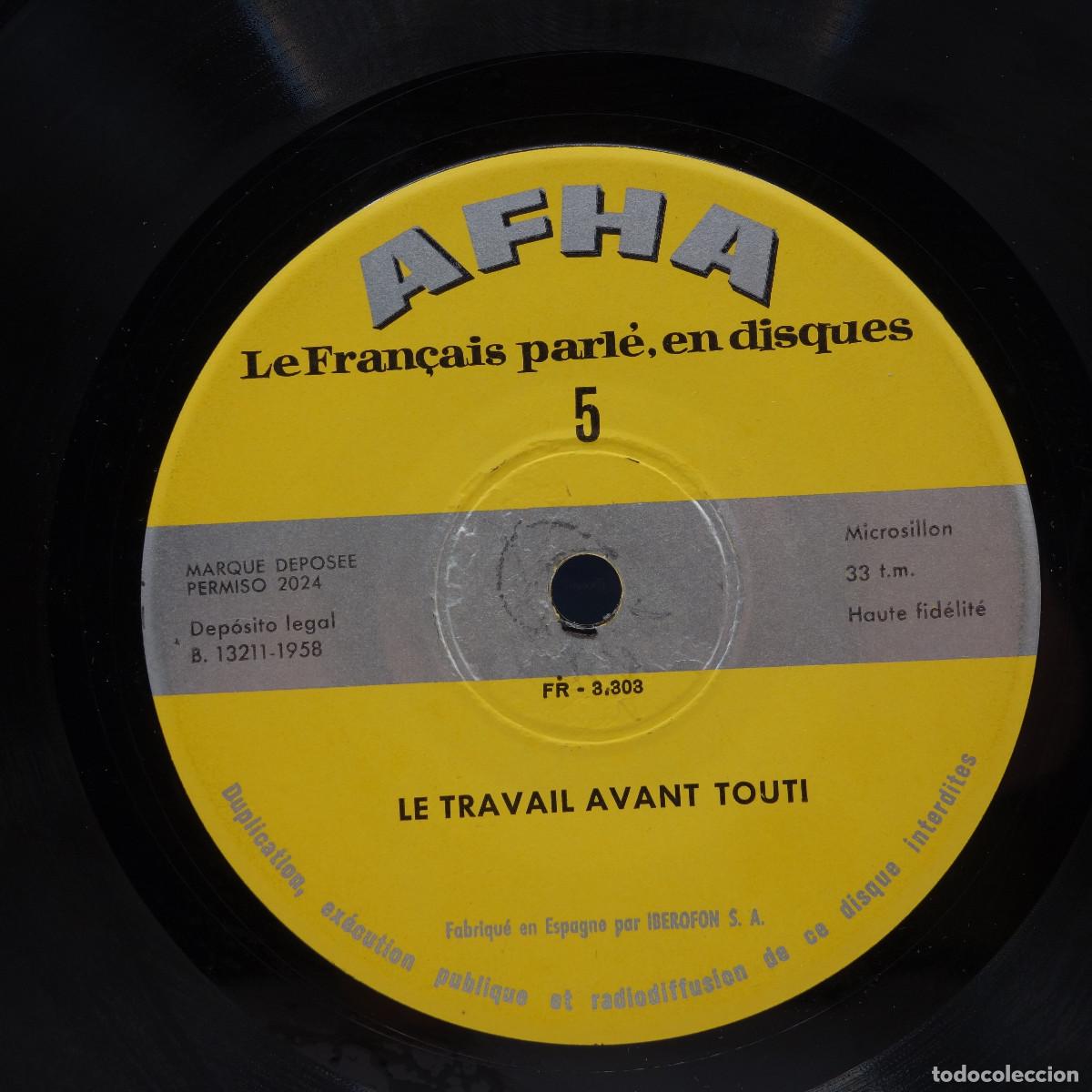 Discos de vinilo: LE FRANCAISE PARLE EN DISQUES N&ordm; 3 - Foto 4