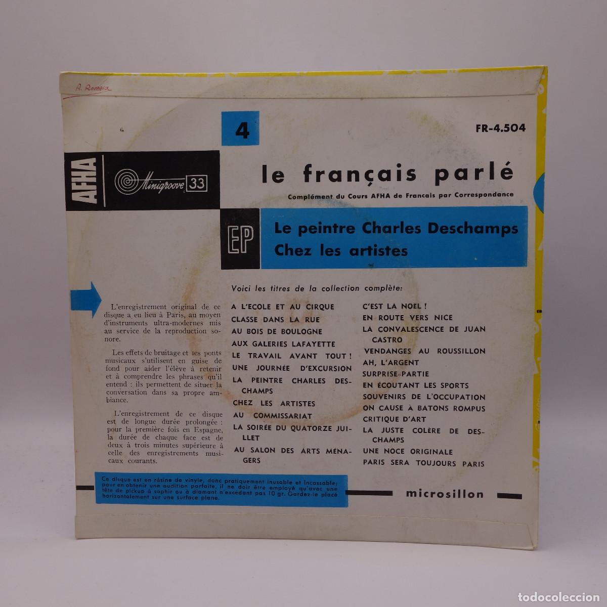 Discos de vinilo: LE FRANCAISE PARLE EN DISQUES N&ordm; 4 - Foto 2