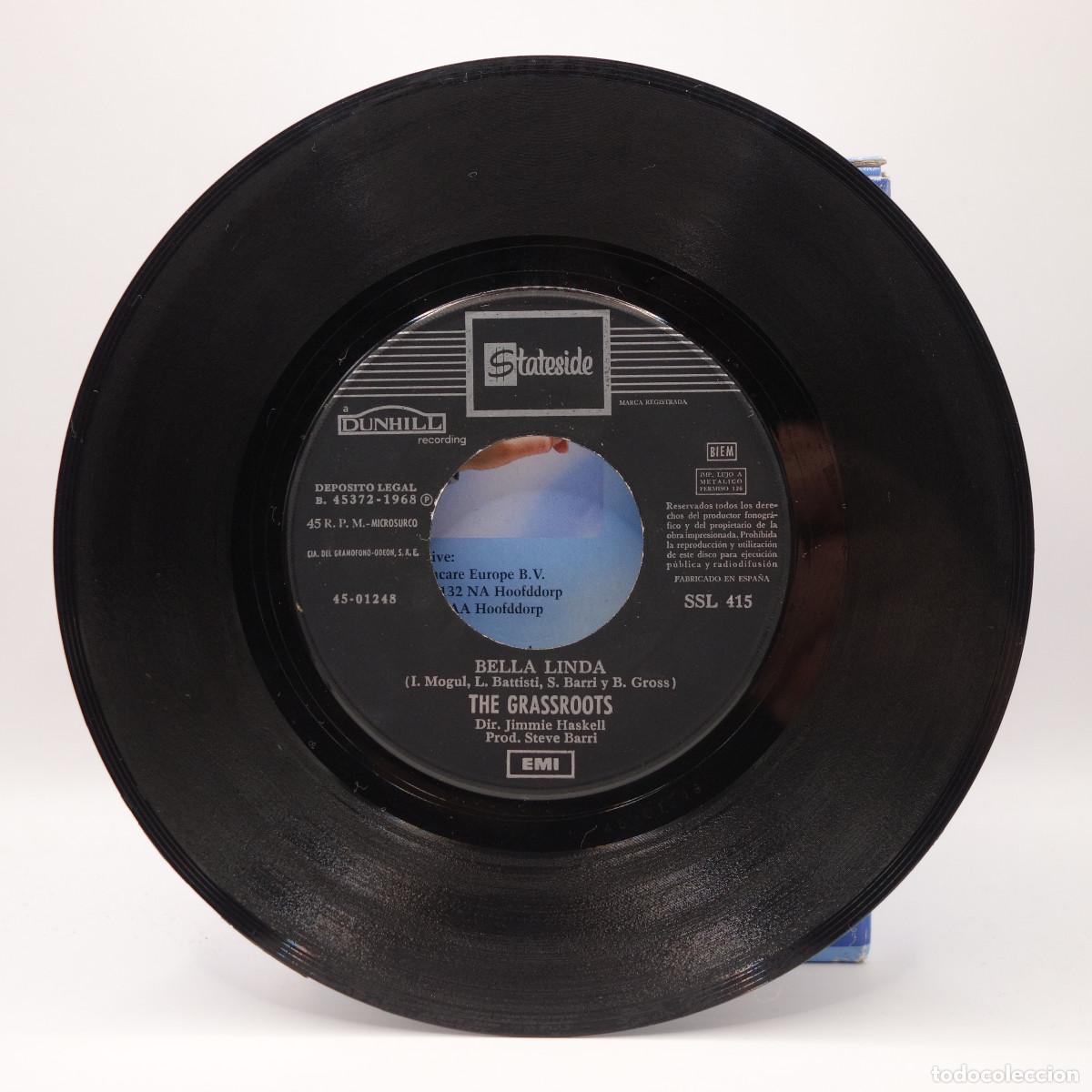 Discos de vinilo: THE GRASSROOTS - BELLA LINDA - Foto 3