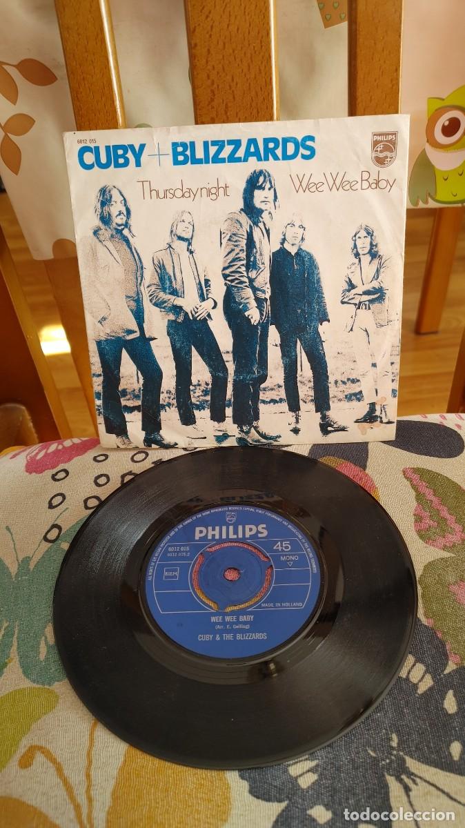Discos de vinilo: CUBY + THE BLIZZARDS-SINGLE THURSDAY NIGHT - Foto 1