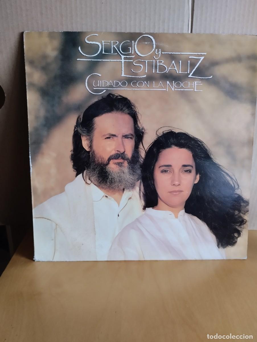 Discos de vinilo: SERGIO Y ESTIBALIZ ---- CUIDADO CON LA NOCHE - Foto 1