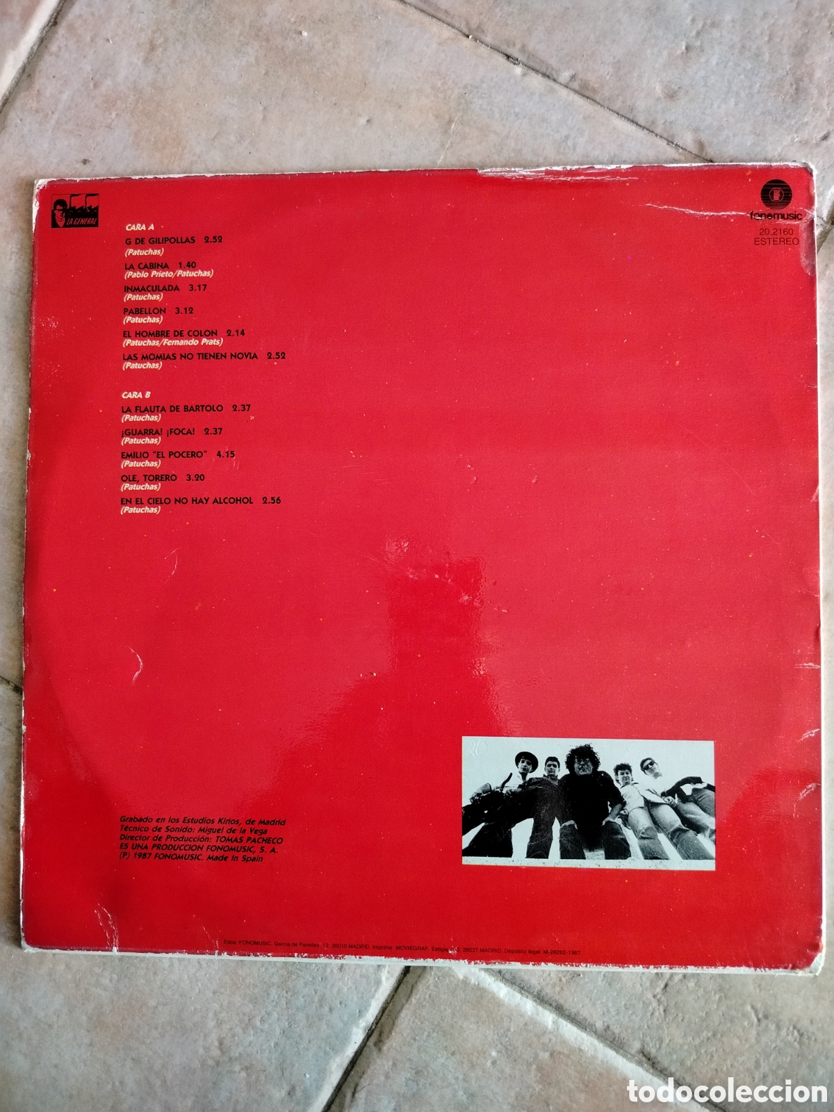Discos de vinilo: Pabell&oacute;n Psiqui&aacute;trico LP - Foto 2