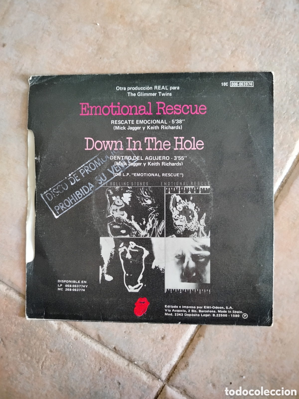 Discos de vinilo: The Rolling Stones Single Promo - Foto 2