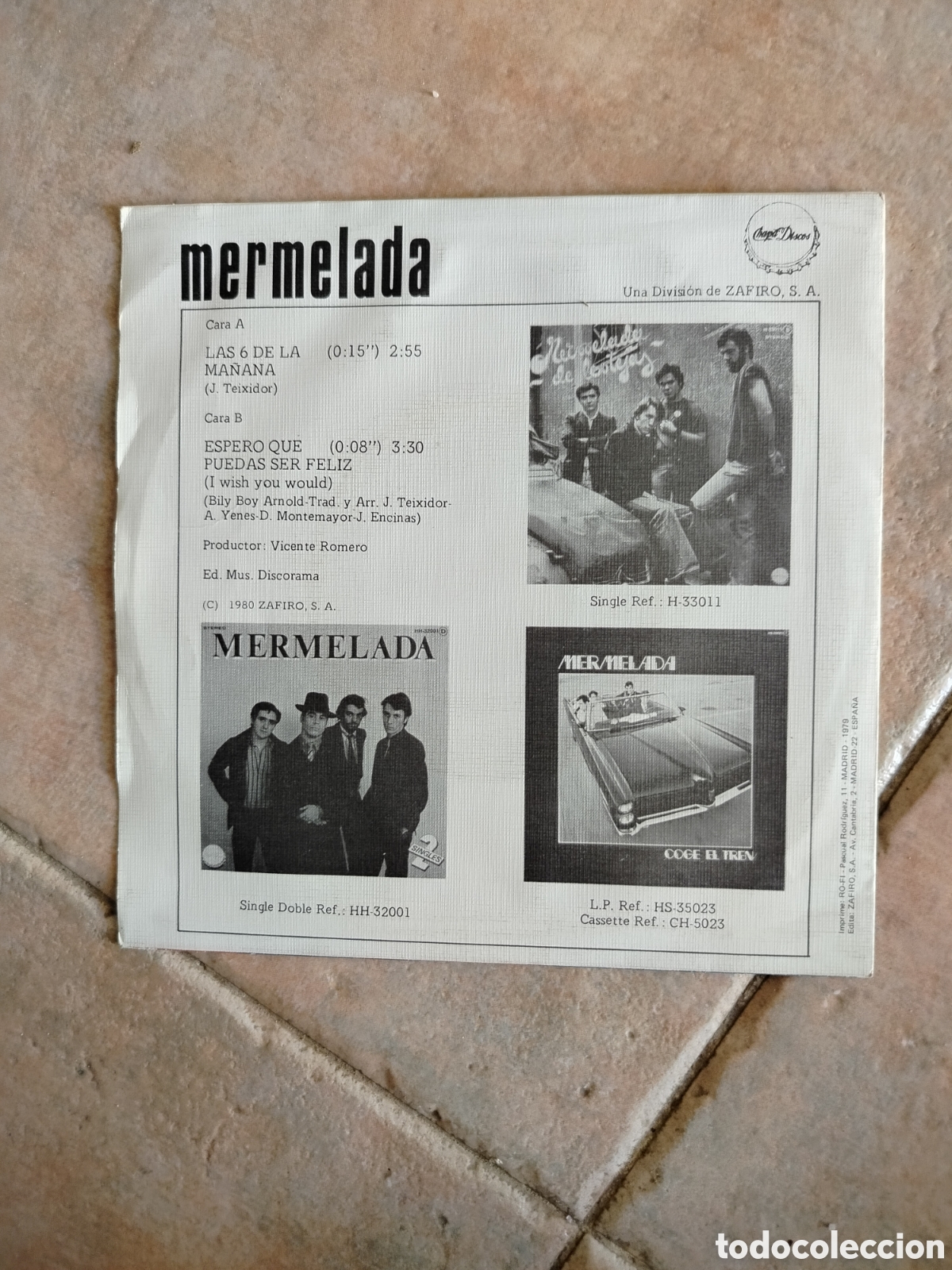 Discos de vinilo: Mermelada Single Promo - Foto 2