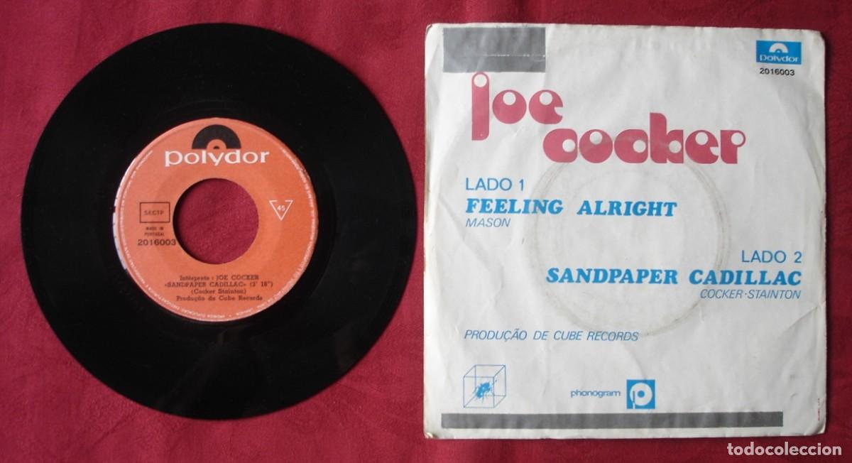 Discos de vinilo: Joe Cocker. Feeling Alright. Single vinilo 7&rdquo;. - Foto 2