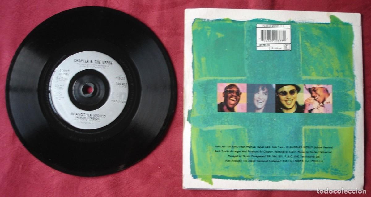 Discos de vinilo: Chapter And The Verse. In Another World. Single vinilo 7&rdquo; - Foto 2