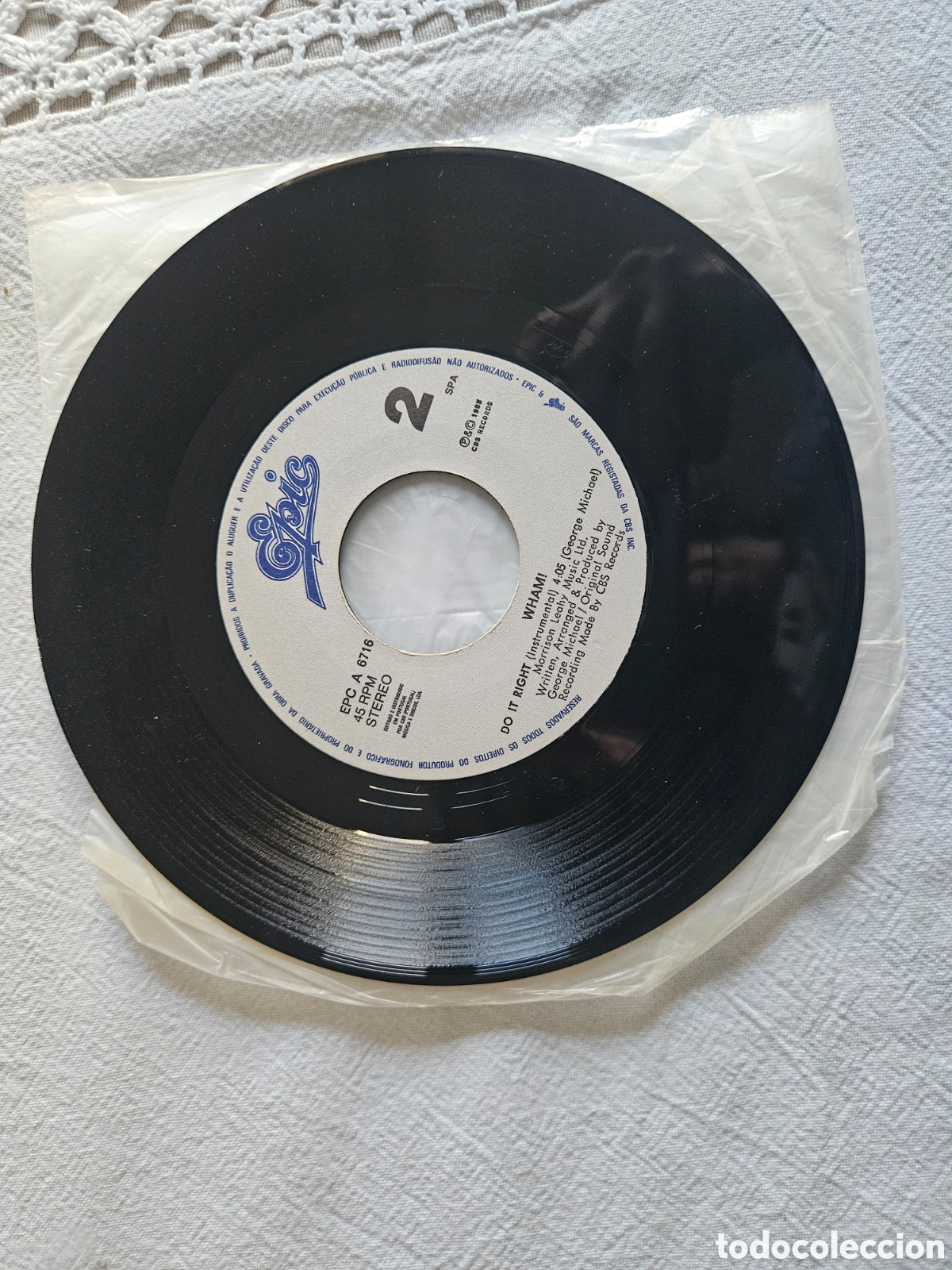 Discos de vinilo: Single Wham! Im your man - Foto 3
