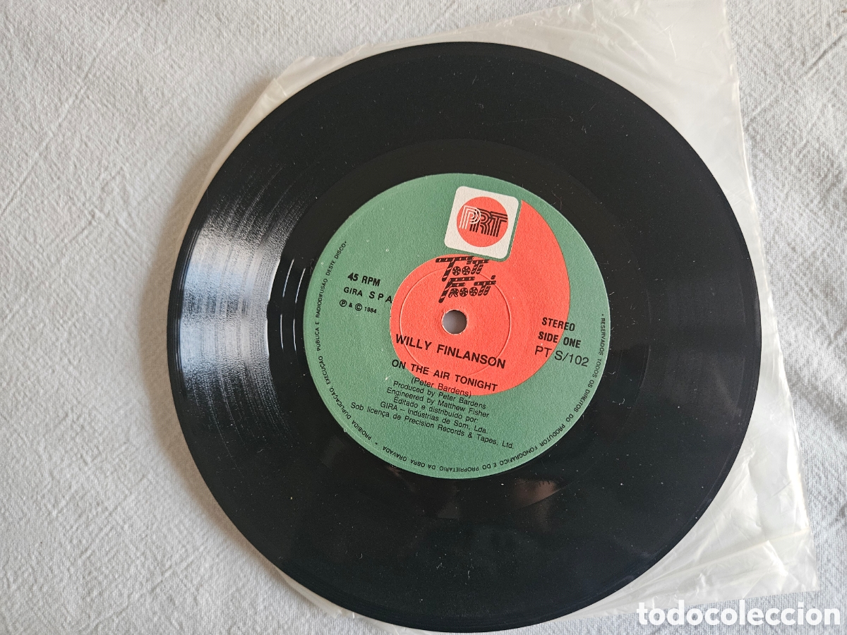 Discos de vinilo: WILLY FINLANSON ON THE AIR TONIGHT - Foto 3