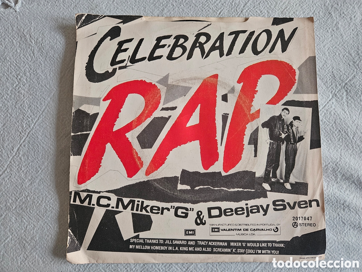 Discos de vinilo: CELEBRATION RAP M.C.MIKER G & DEEJAY SVEN - Foto 2