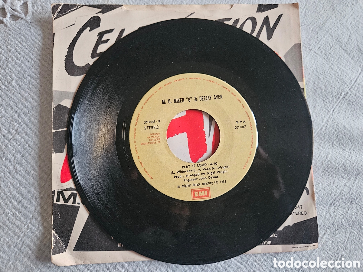 Discos de vinilo: CELEBRATION RAP M.C.MIKER G & DEEJAY SVEN - Foto 3