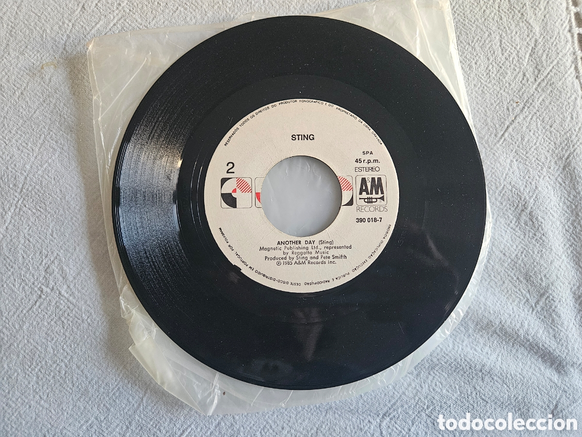 Discos de vinilo: STING IF YOU LOVE SOMEBODY - Foto 3