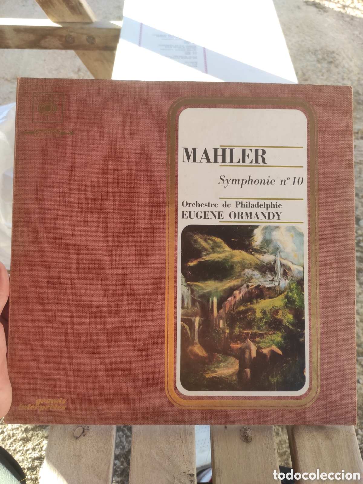 Discos de vinilo: 2 LP Mahler symphonie 10 eugene ormandy - Foto 1