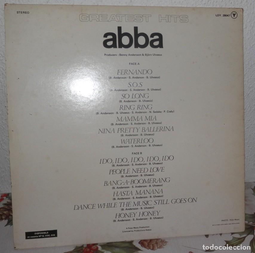 Discos de vinilo: DISCO LP DE VINILO DEL GRUPO ABBA - Foto 2