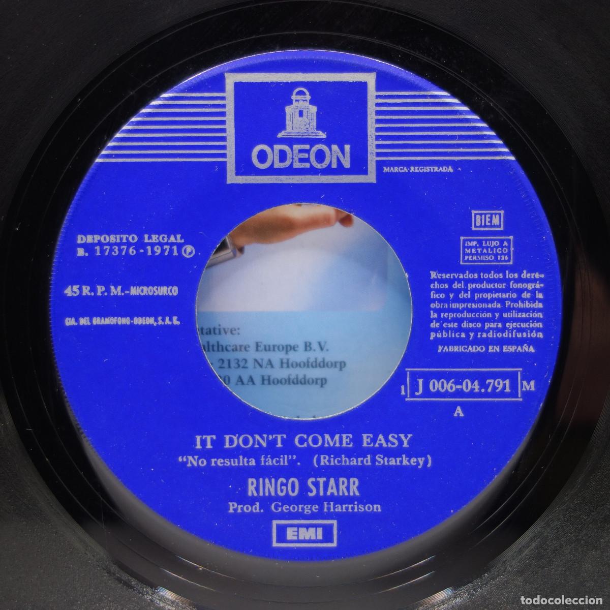 Discos de vinilo: RINGO STAR - IT DONT COME EASY - Foto 4