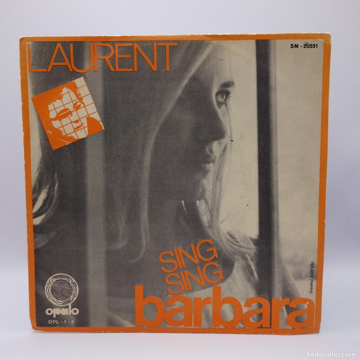 Discos de vinilo: LAURENT - SING-SING-BARBARA - Foto 1