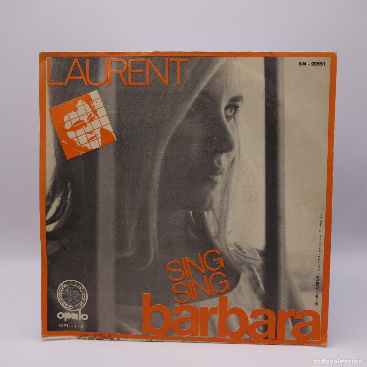 Discos de vinilo: LAURENT - SING-SING-BARBARA - Foto 2