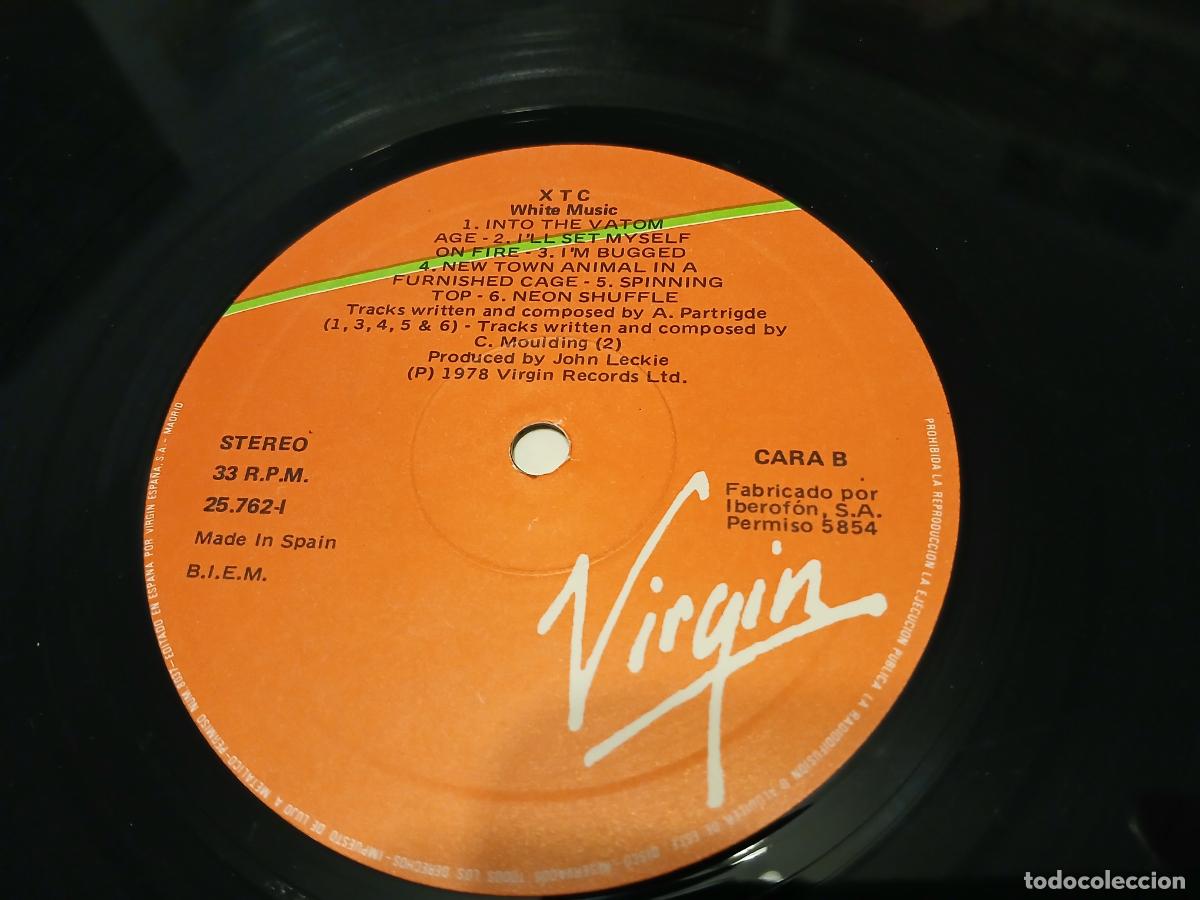 Discos de vinilo: XTC &ndash; White Music- (1985) LP disco vinilo - Foto 2