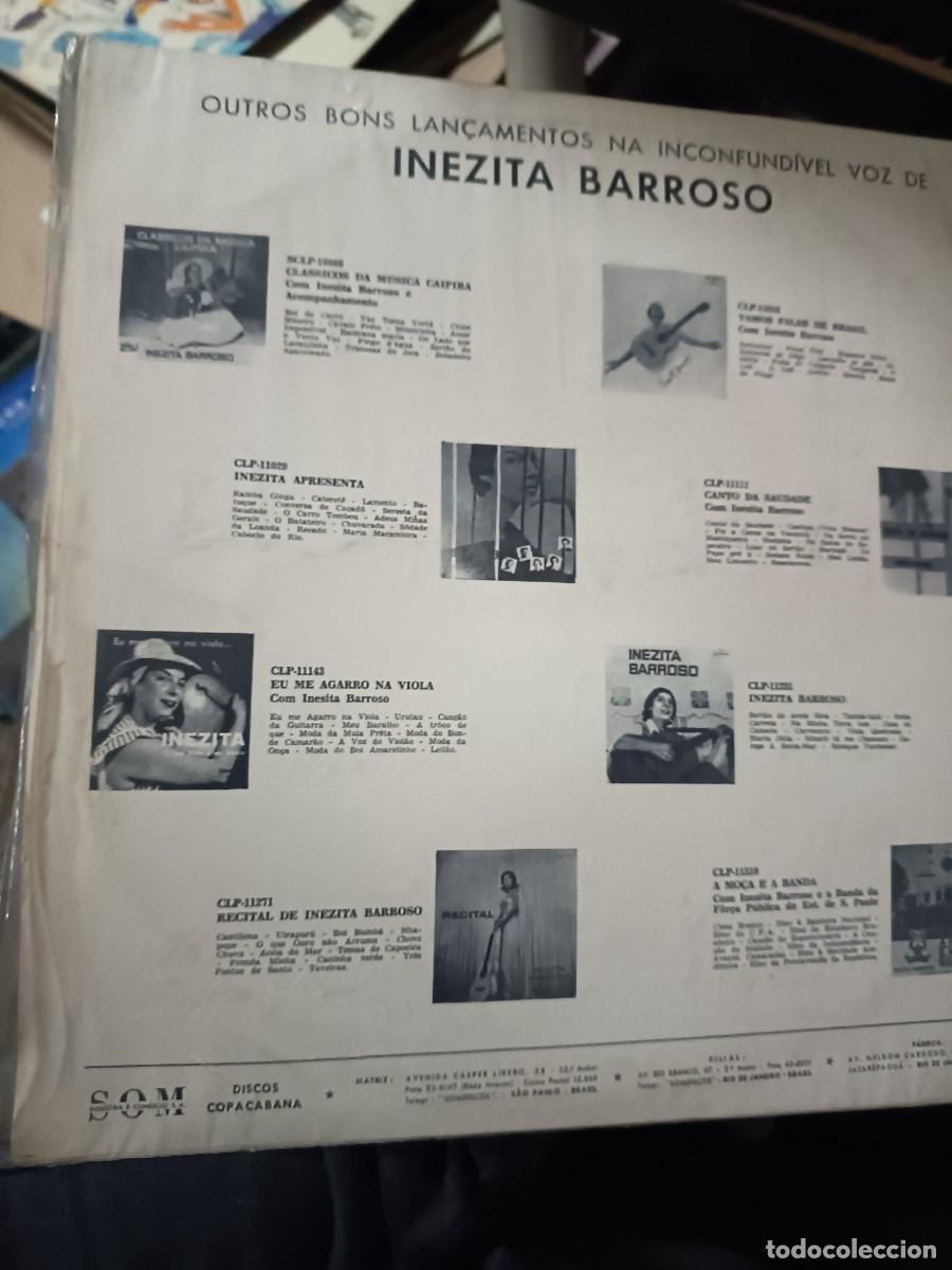 Discos de vinilo: LOTE 322, LP INEZITA BARROSO - Foto 2