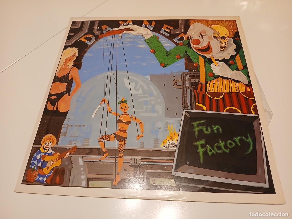 Discos de vinilo: The Damned &ndash; Fun Factory- (1990) maxi-single - Foto 1