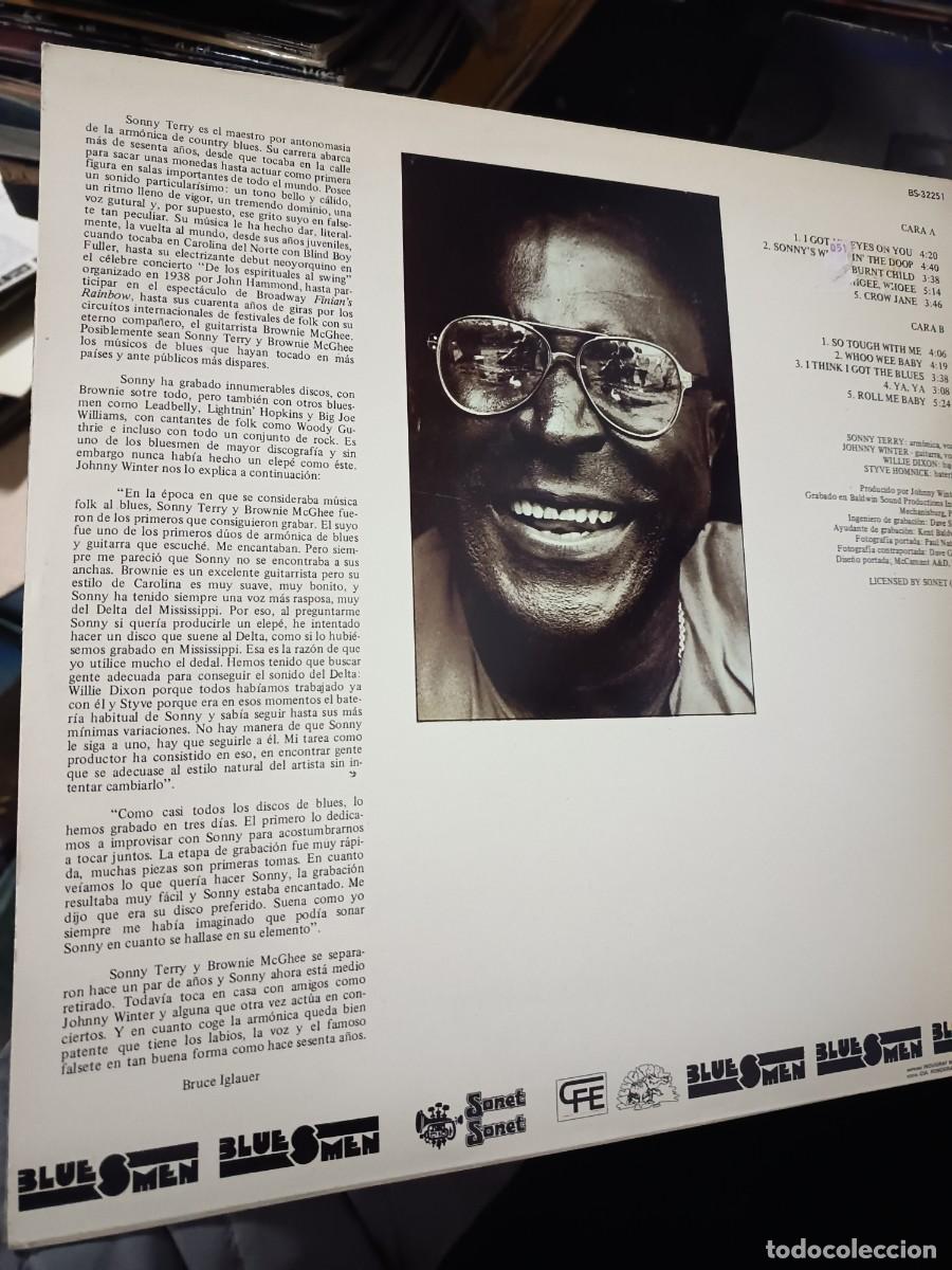 Discos de vinilo: LOTE 337, LP SONNY TERRY - Foto 2