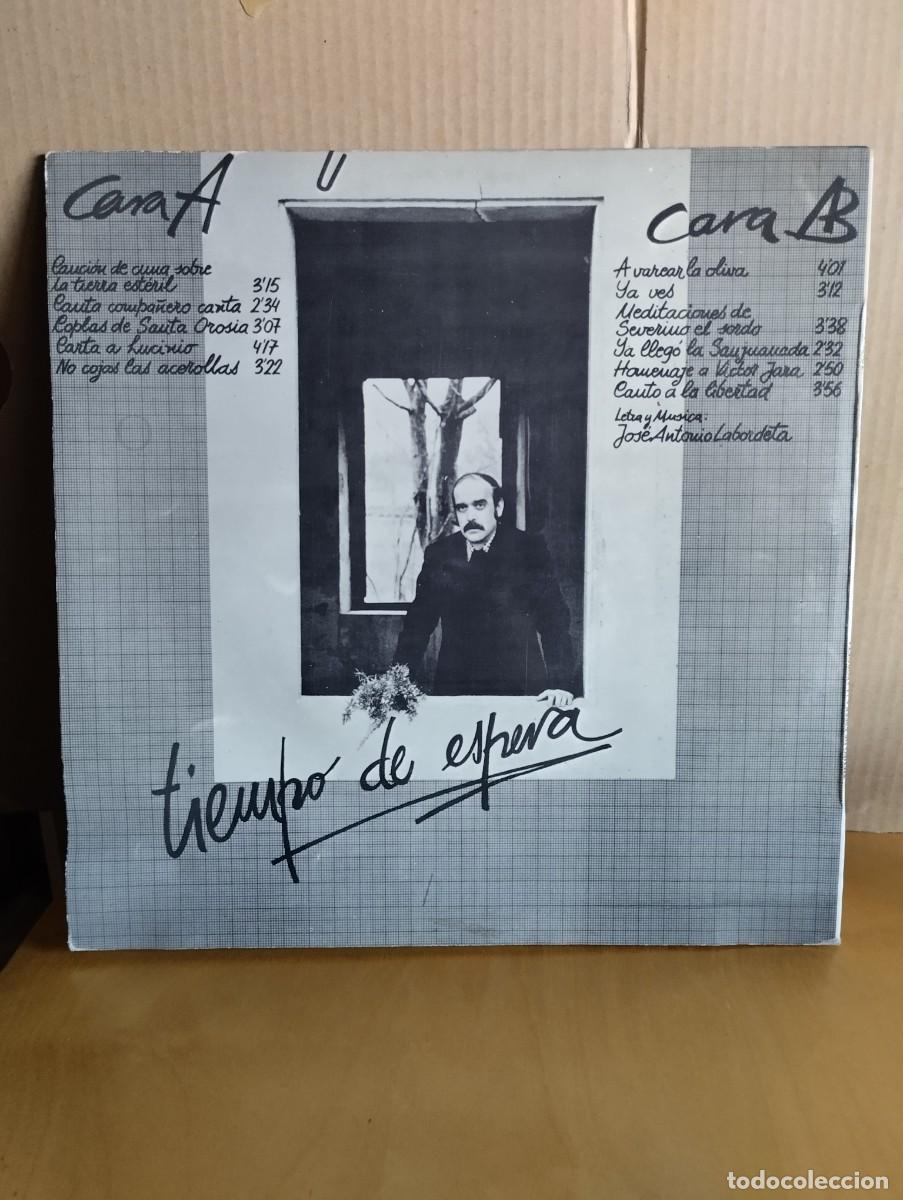 Discos de vinilo: LABORDETA ---- TIEMPO DE ESPERA - Foto 2