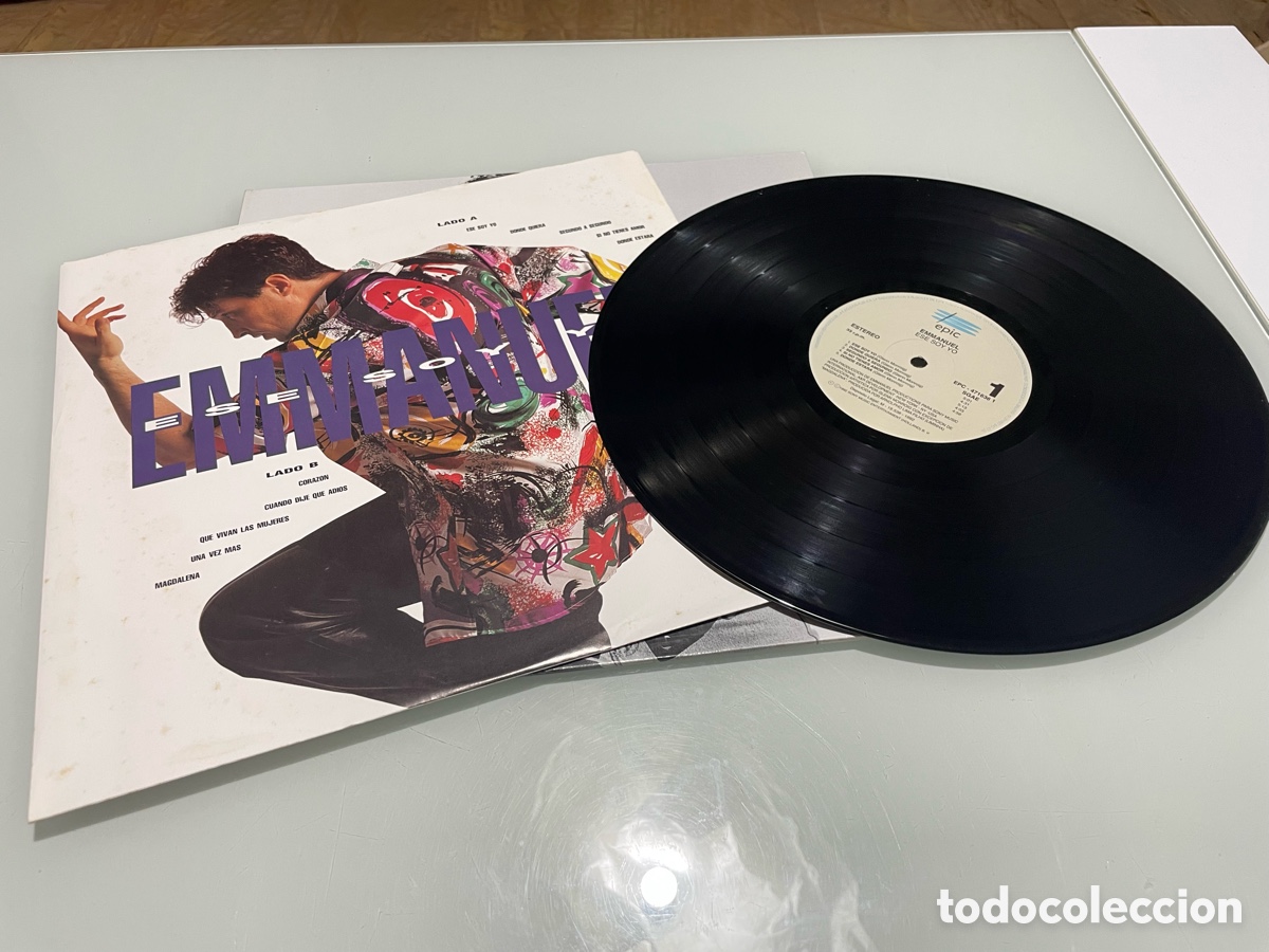 Discos de vinilo: Disco vinilo.- Emmanuel: Ese soy yo. EPIC 1992. - Foto 2