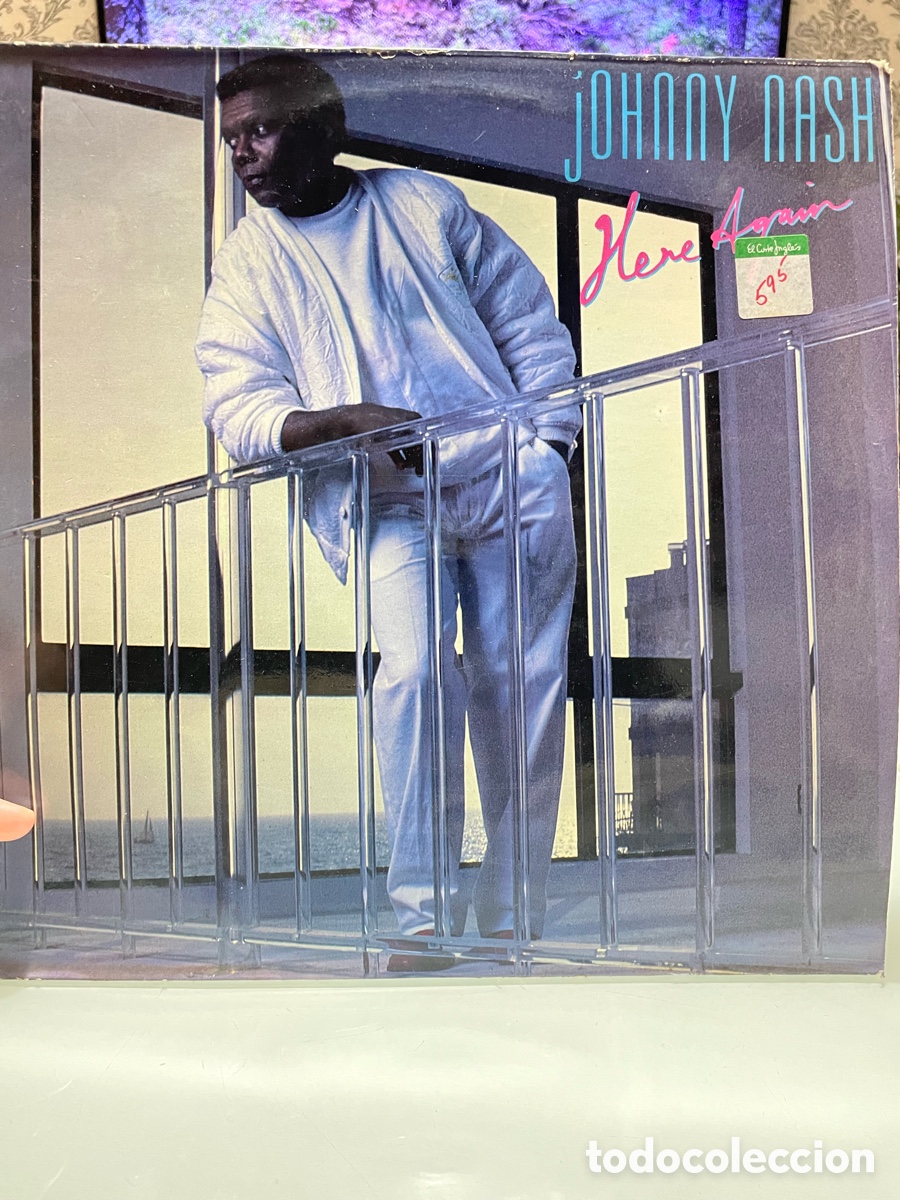 Discos de vinilo: Disco vinilo.- Johnny Nash: Here Again. Polygram 1986 - Foto 1
