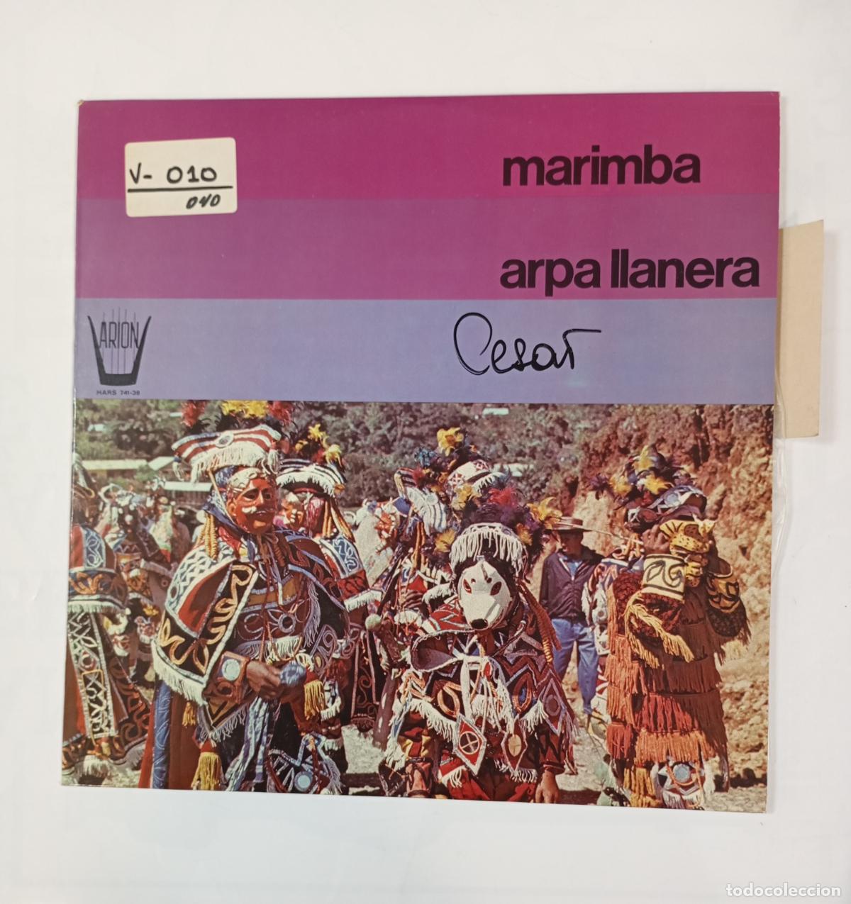Discos de vinilo: Marimba - Arpa Llanera. LP. TDKDA52 - Foto 1