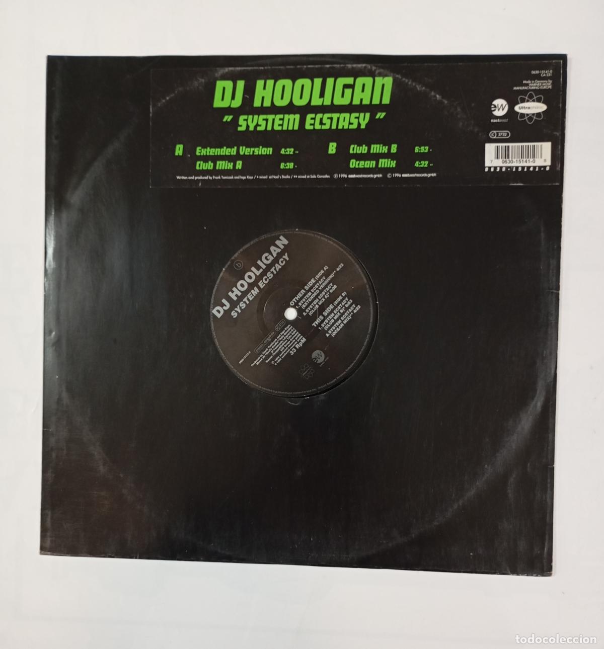 Discos de vinilo: DJ. HOOLIGAN. SYSTEM ECSTACY. MAXI-SINGLE. TDKDA52 - Foto 1