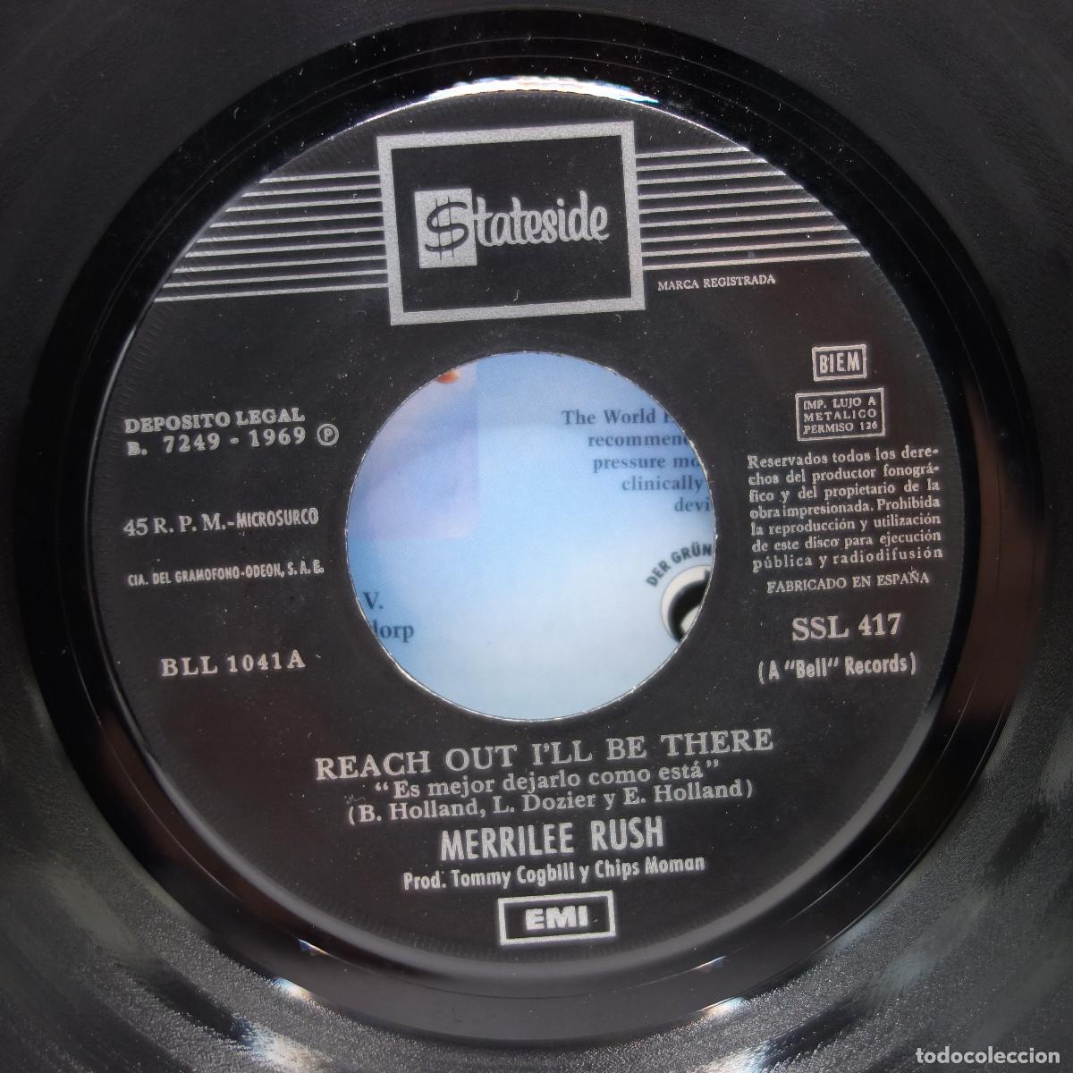 Discos de vinilo: MERRILEE RUSH - REACH OUT ILL BE THERE - Foto 6