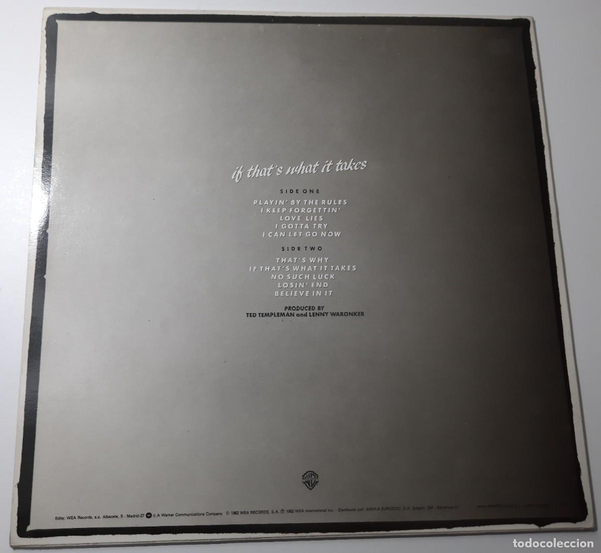 Discos de vinilo: Michael McDonald &ndash; If thats what it takes - Foto 2