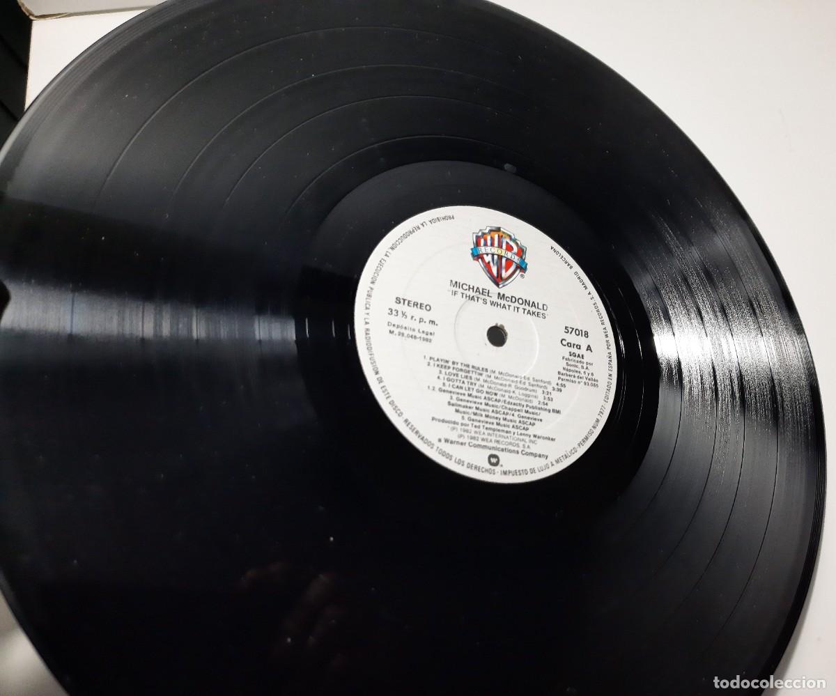 Discos de vinilo: Michael McDonald &ndash; If thats what it takes - Foto 5