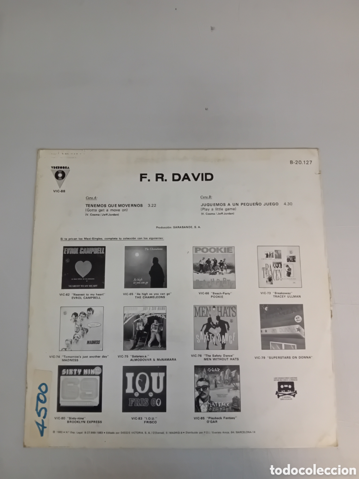 Discos de vinilo: FR DAVID. TENEMOS QUE MOVERNOS - Foto 2