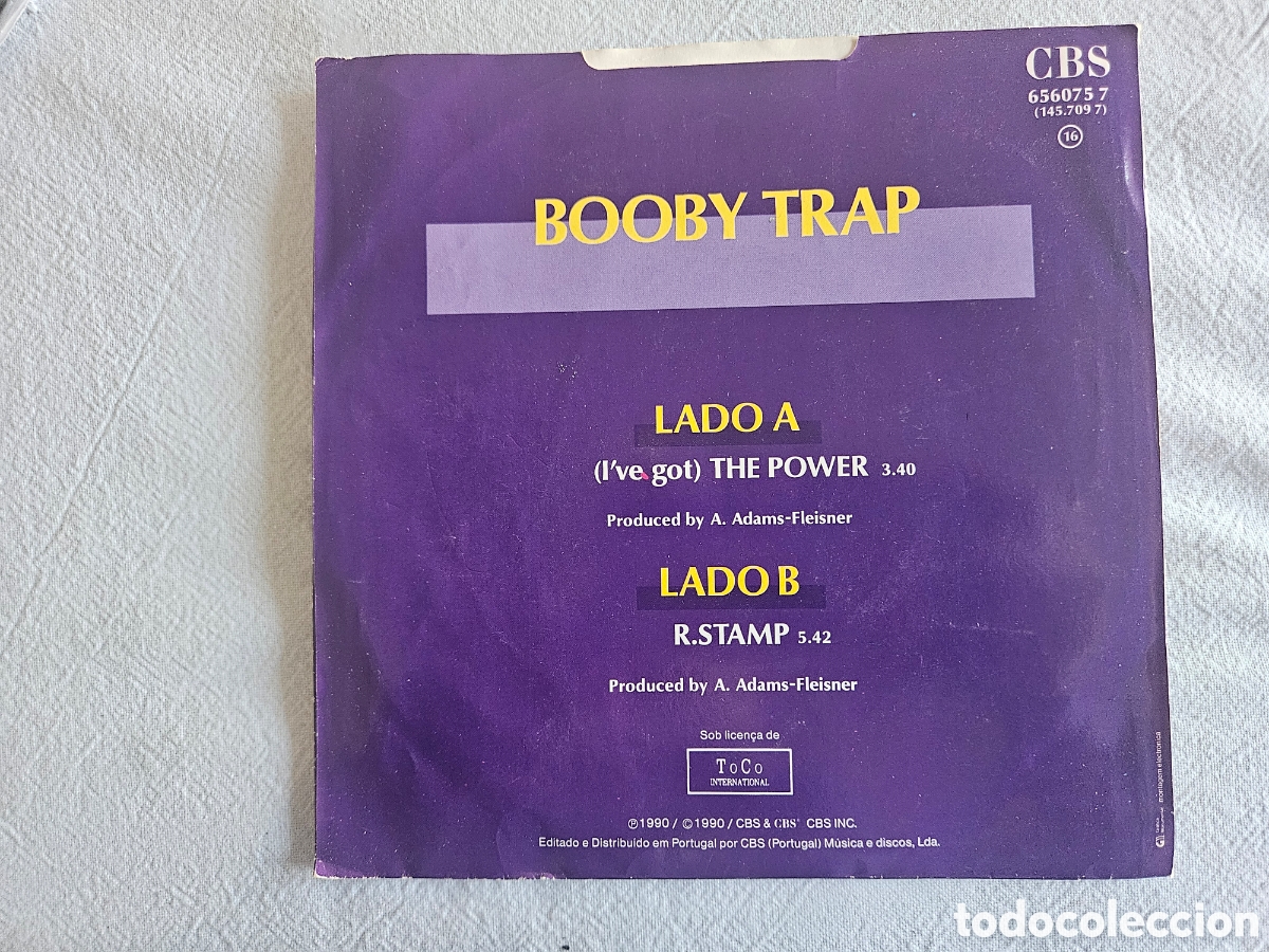 Discos de vinilo: Single Booby Trap the power - Foto 2