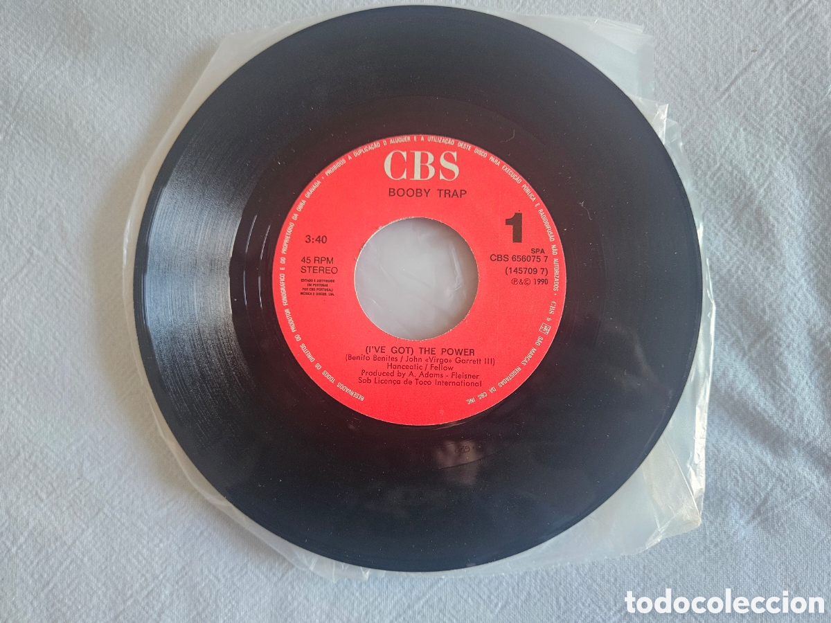 Discos de vinilo: Single Booby Trap the power - Foto 3