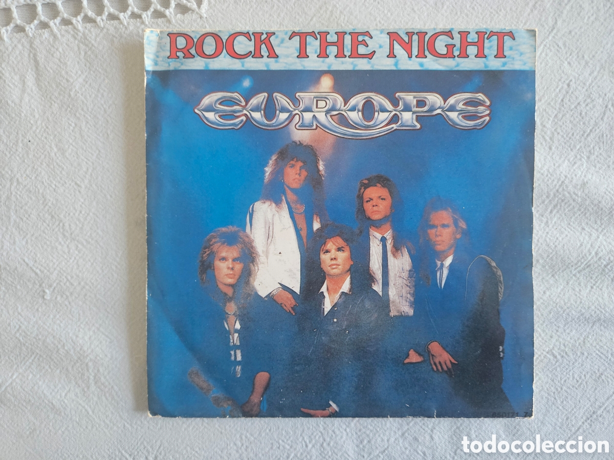 Discos de vinilo: Single Europe Rock the night - Foto 1