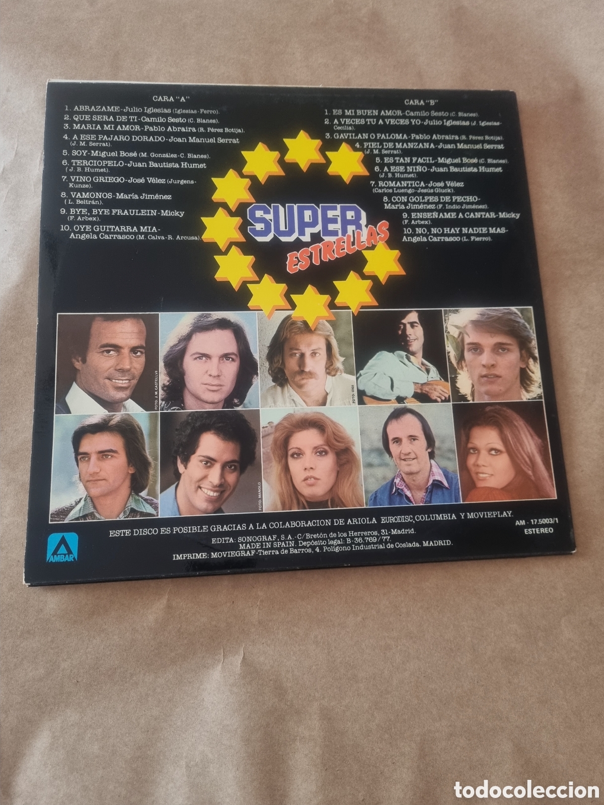 Discos de vinilo: VIN7011 super estrellas VINILO SEGUNDAMANO - Foto 2