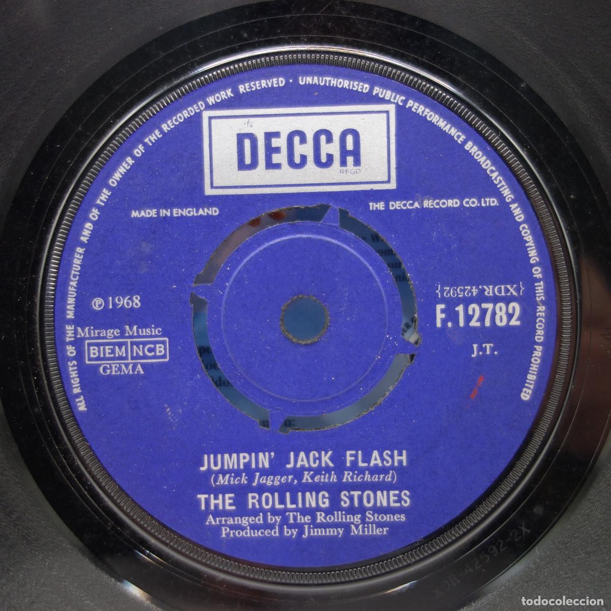 Discos de vinilo: ROLLING STONES - JUMPIN JACK FLASH - Foto 4