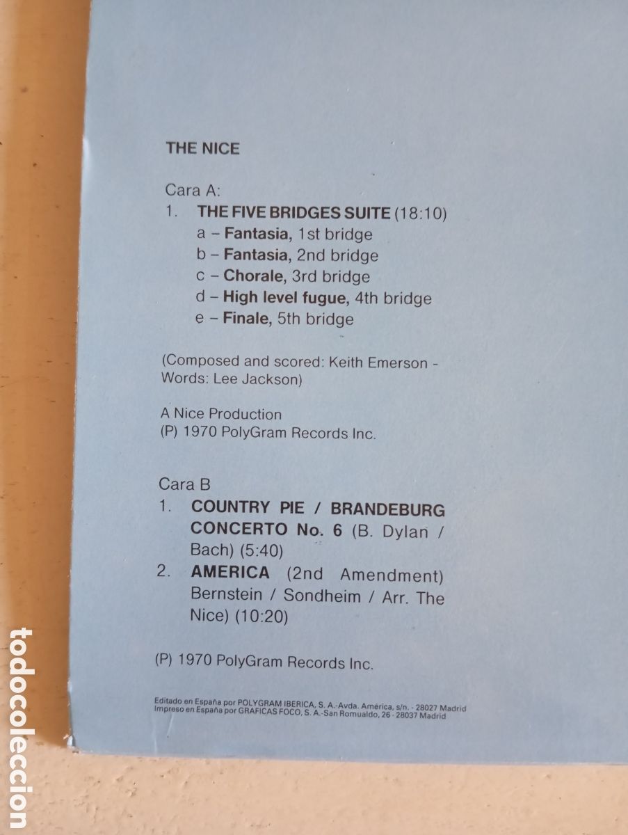 Discos de vinilo: HERE COMES... THE NICE - POLYGRAM RECORDS INC. - PHILIPS - 1970 - Foto 7